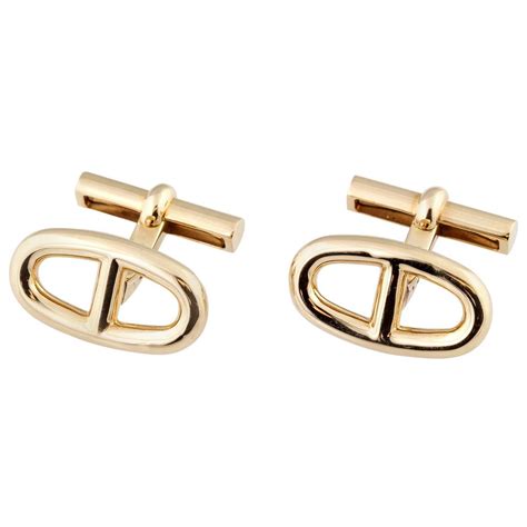 hermes cufflinks gold price|Hermes cufflinks rose gold.